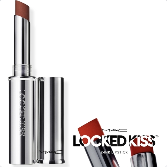MAC 24 Hour Locked Kiss Lipstick in Sophistry- Deep Warm Brown - Picture 3 of 13